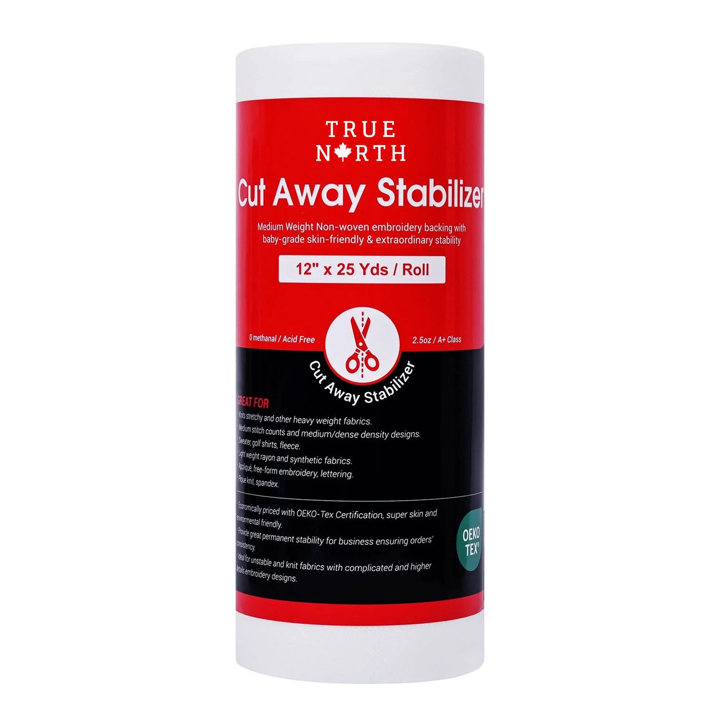 CutAway Embroidery Backing Paper Stabilizer Roll 2.5 oz Free Shipping