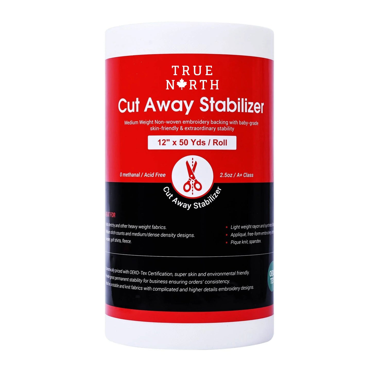 Cut Away Embroidery Stabilizer Backing Roll 2.5 oz Free Shipping