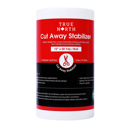 Cut Away Embroidery Stabilizer Backing Roll 2.5 oz Free Shipping
